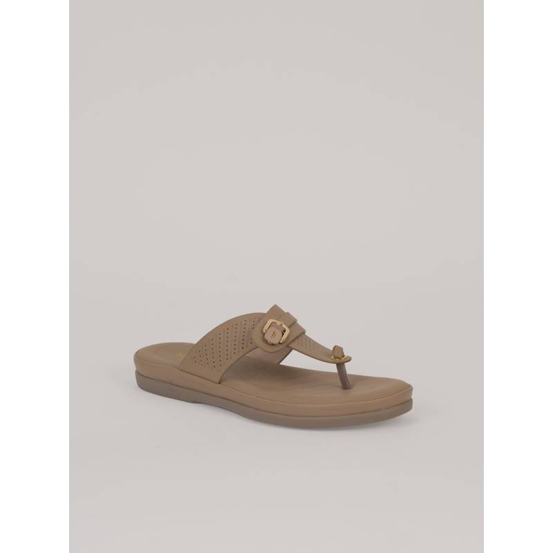 SCENTRA Women Brown Comfort Sandals (EURO 36)