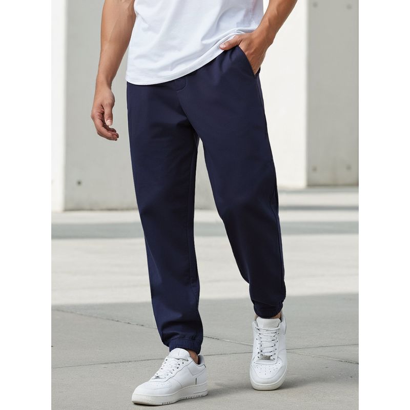 Bewakoof Air 1.0 Men's Blue Oversized Joggers (L)