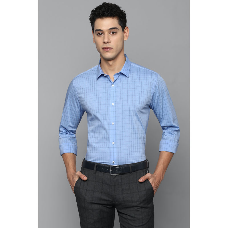 Louis Philippe Blue Casual Shirts (39)