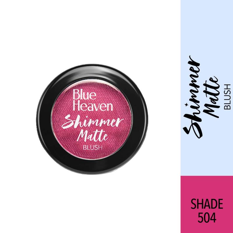 Blue Heaven Shimmer Matte Blush - 501
