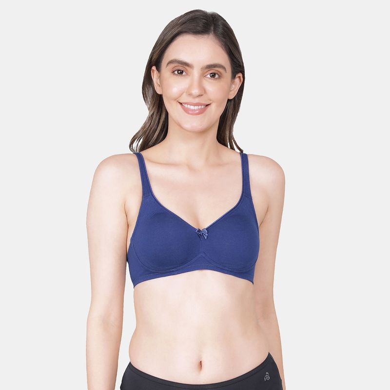Jockey 1250 Women Wirefree Non Padded Cotton Stretch Full Coverage Bra