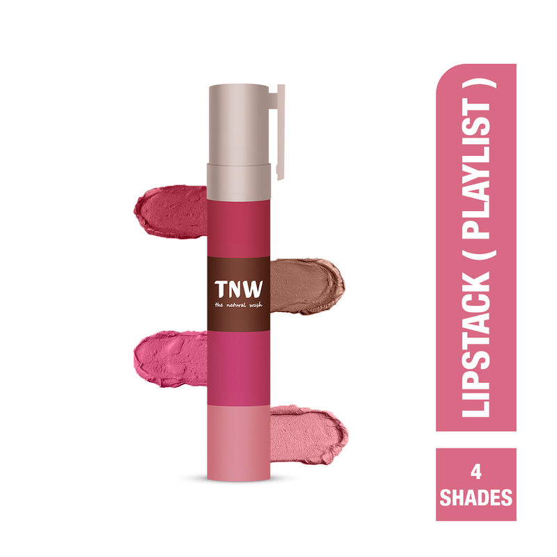 TNW The Natural Wash Long Stay Lipstick Lipstack Set - Playlist