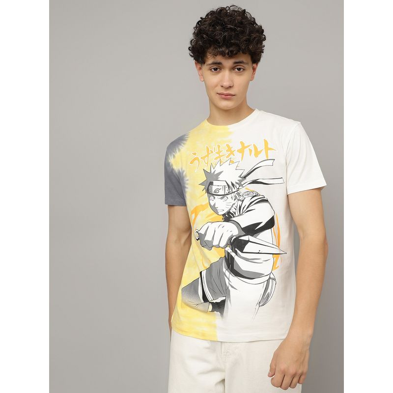 Free Authority Naruto Printed T-Shirt Multi-Color (S)
