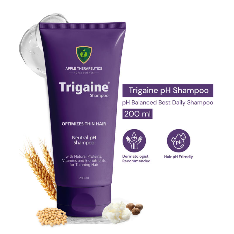 Trigaine PH 5.5 Balanced Shampoo Color & Heat Treated Hair Natural Proteins Vitamins & Bionutrients