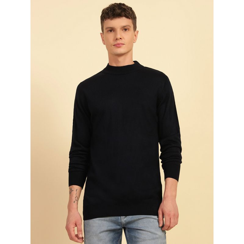 Cantabil Men Breathable and Soft with Color Fastness High Neck Sweater (M)