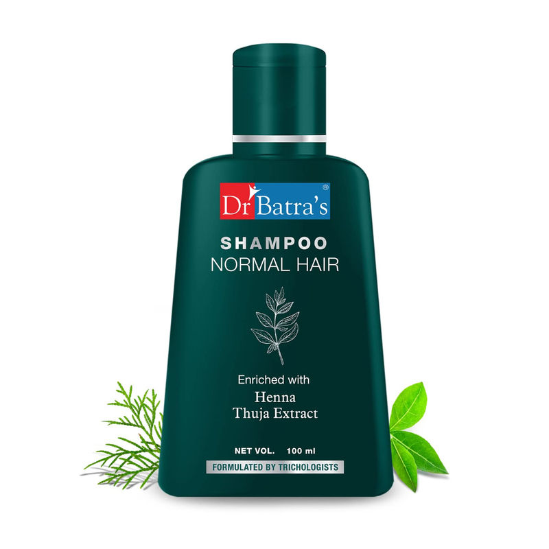 Dr Batra's Shampoo, Enriched With Henna & Thuja, dirt cleansing,Suitable for all hair types,