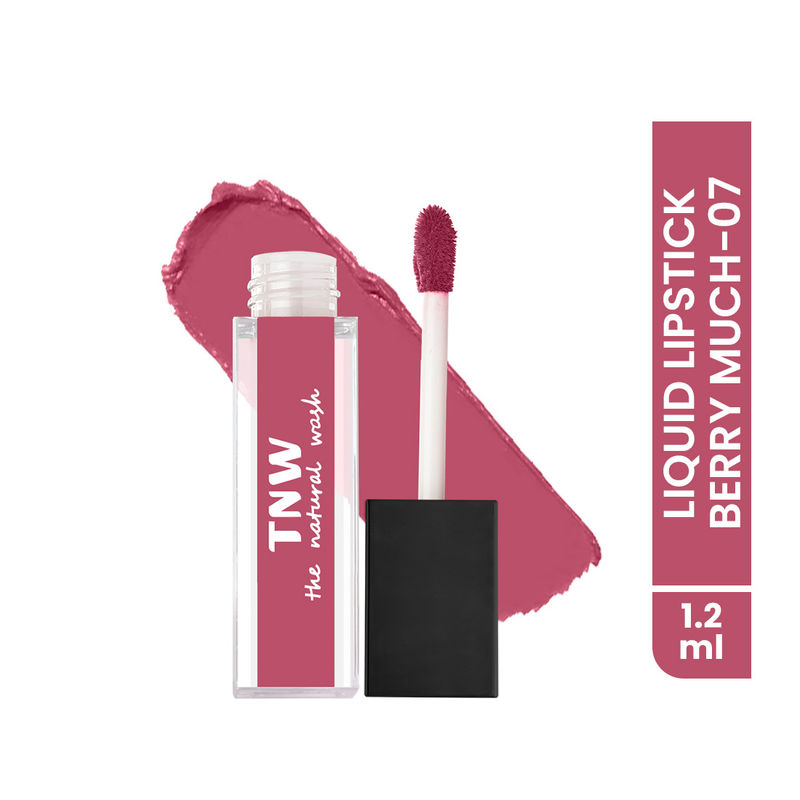 TNW The Natural Wash Matte Velvet Longstay Liquid Mini Lipstick - 07 Berry Much