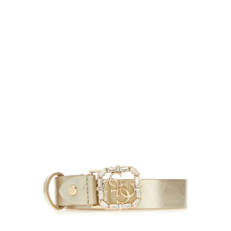 Guess Gold Polyester Solid Women Casual Belt (S)