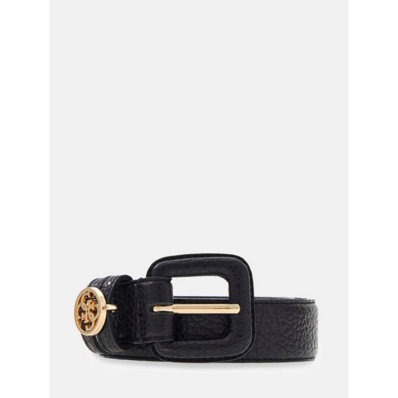 Guess Black Polyester Solid Women Casual Belt (S)