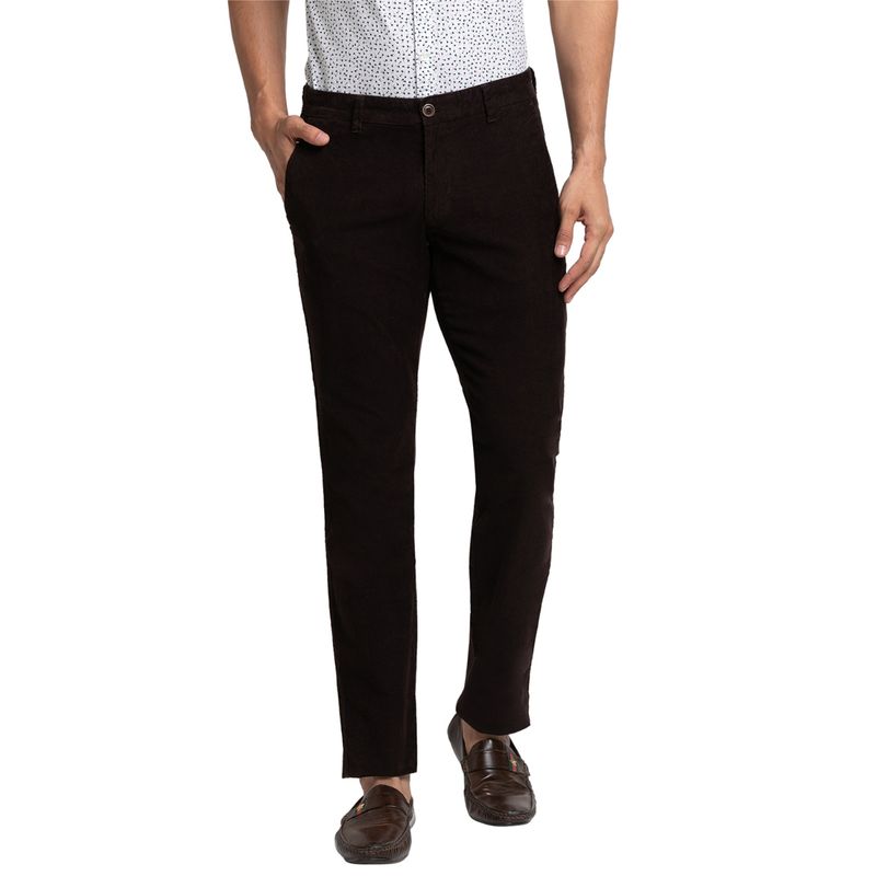 Parx Dark Brown Trouser (30)