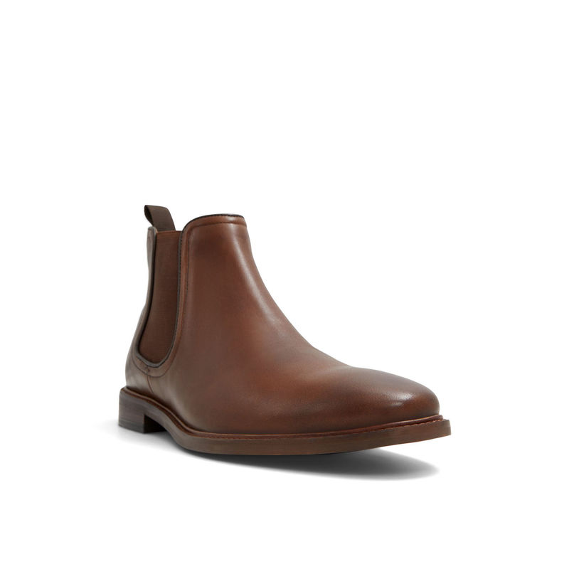 Buy Aldo Shelton Mens Bordo Brown Chelsea Boots Online