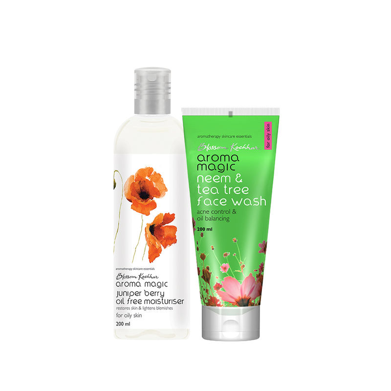 Aroma Magic Juniper Berry Oil Free Moisturiser & Neem Tea Tree Face