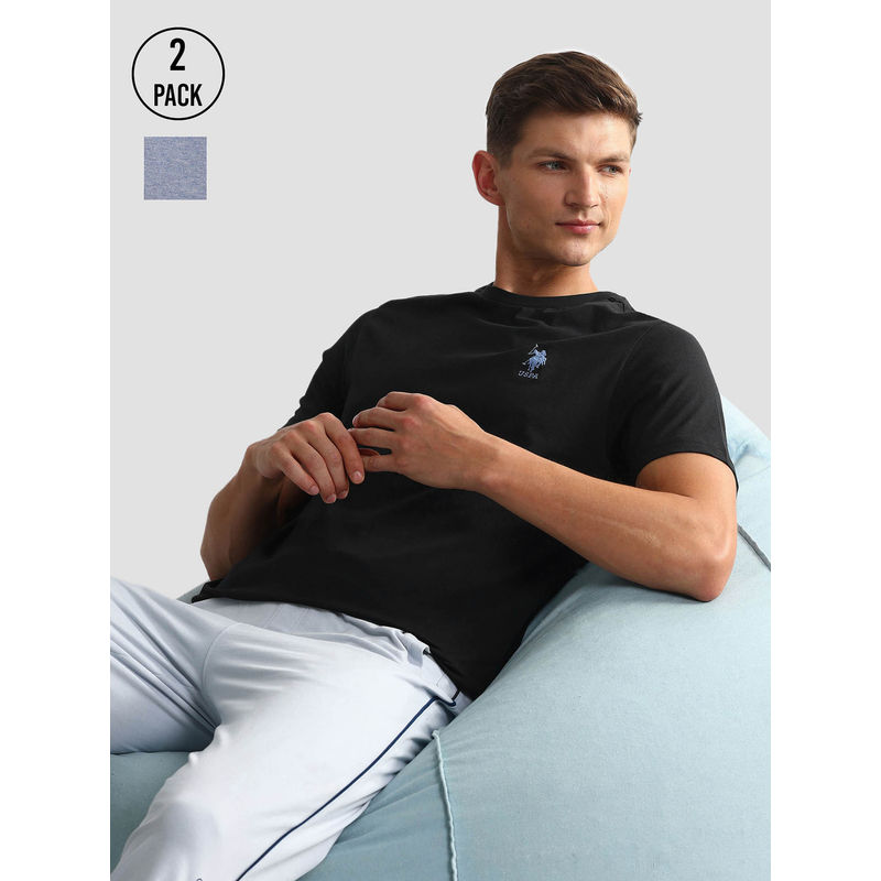 U.S. POLO ASSN. Tonal Logo Cotton 1633 Lounge T-Shirt (Pack of 2) (XL)