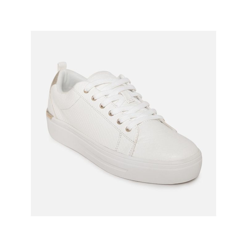 aldo white wedge sneakers