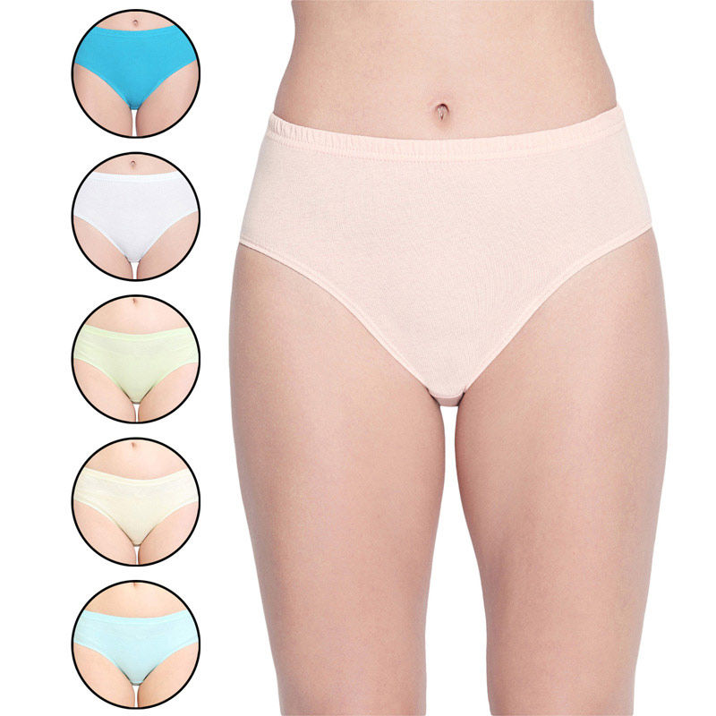 BODYCARE Pack of 6 100% Cotton Classic Panties in E2C - Multi-Color (3XL)