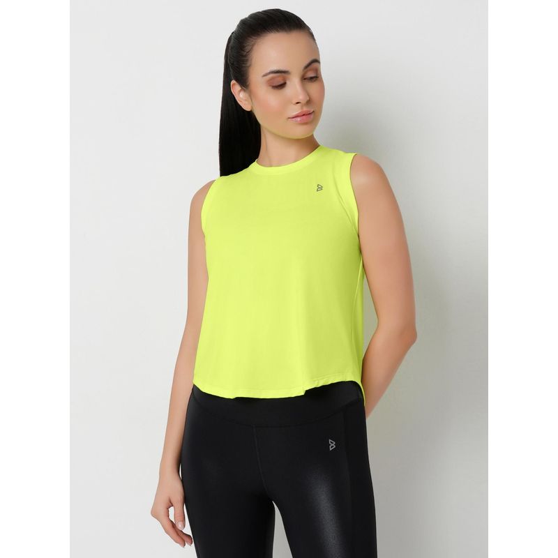BODD ACTIVE Flow State Neon Tie-Up Crop Top (2XL)