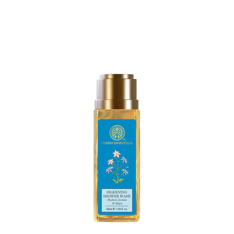 Forest Essentials Silkening Shower Wash Madurai Jasmine & Mogra - Ayurvedic Natural Body Wash