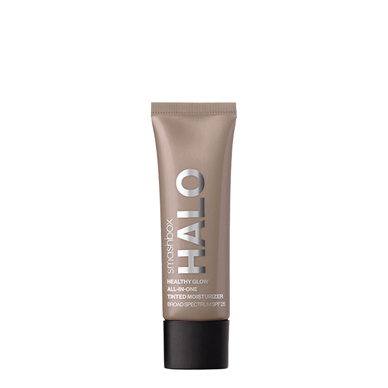 Smashbox Halo Healthy Glow All-In-One Tinted Moisturizer Foundation With Hyaluronic Acid, Niacinamide & Spf 25 Travel Size- Medium Tan
