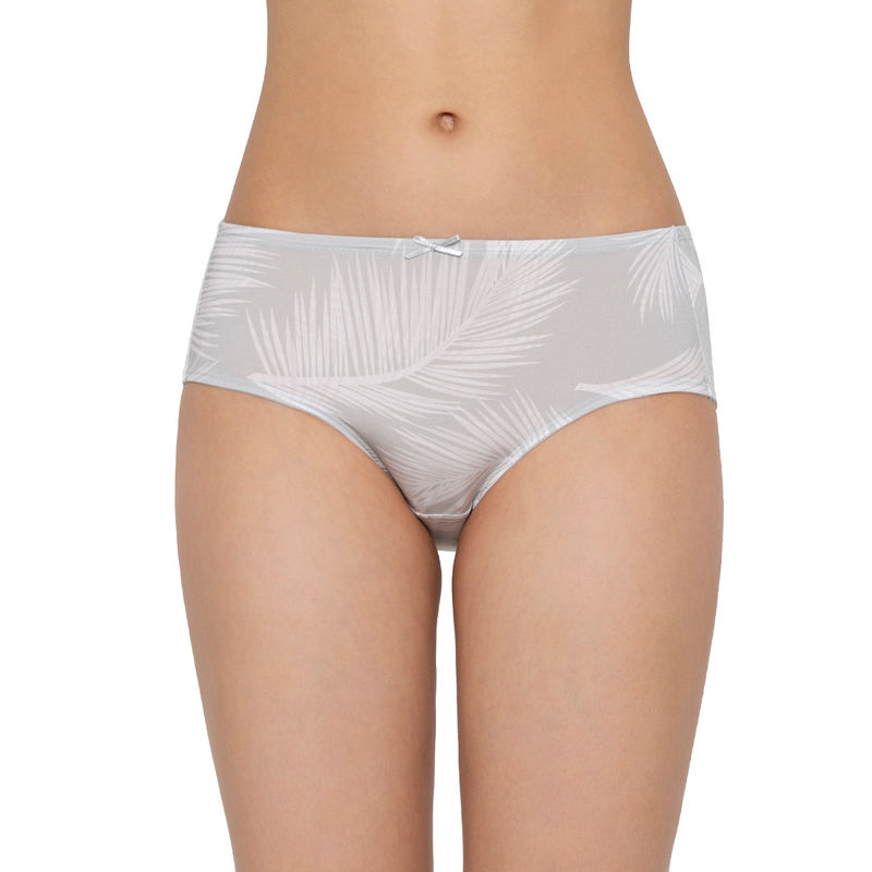 Triumph Tropical Print Palm Series Everyday Seamless Hipster - Grey (L)