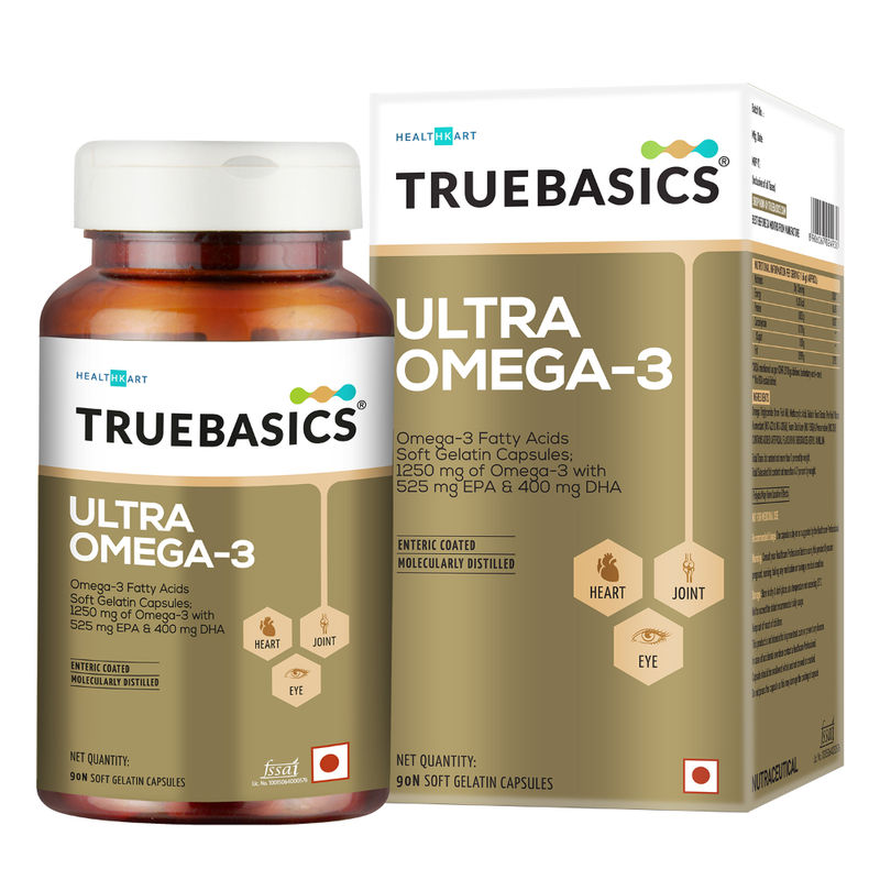 TrueBasics Ultra Omega-3 Softgel Capsules