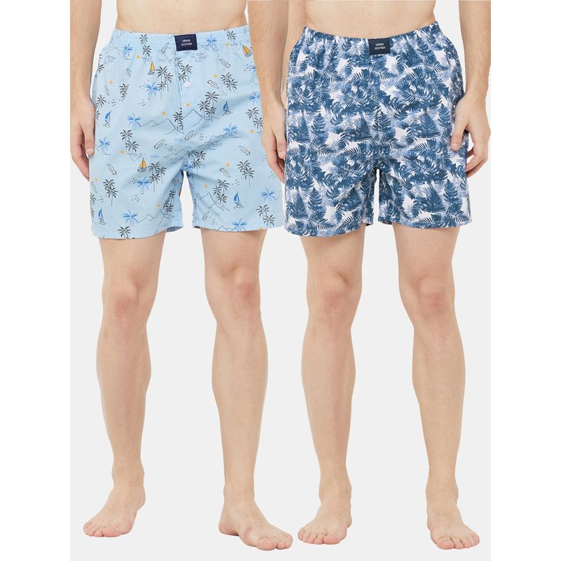 Urban Scottish Mens Cotton Printed Boxers (M)