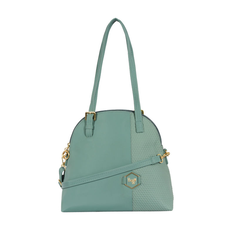 Buy Baggit Limerick Blue Medium Bowling Handbag Online