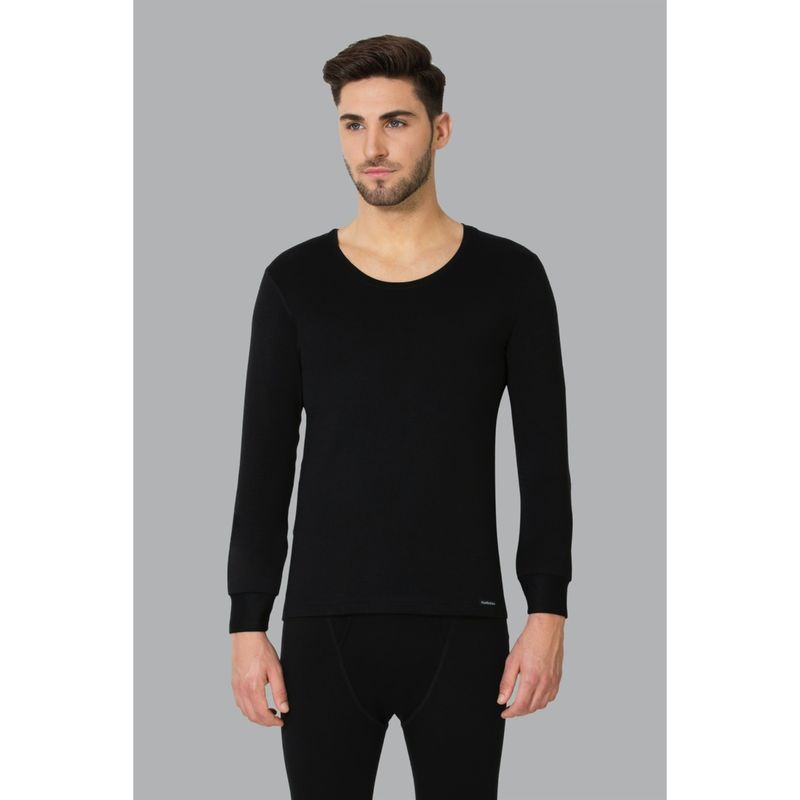 Van Heusen Men Warmtech & Low Neck Thermal Top - Black