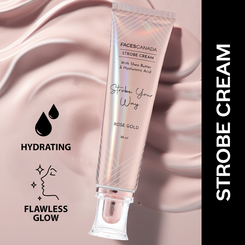 Buy Faces Canada Strobe Cream With Hyaluronic Acid & Shea Butter For