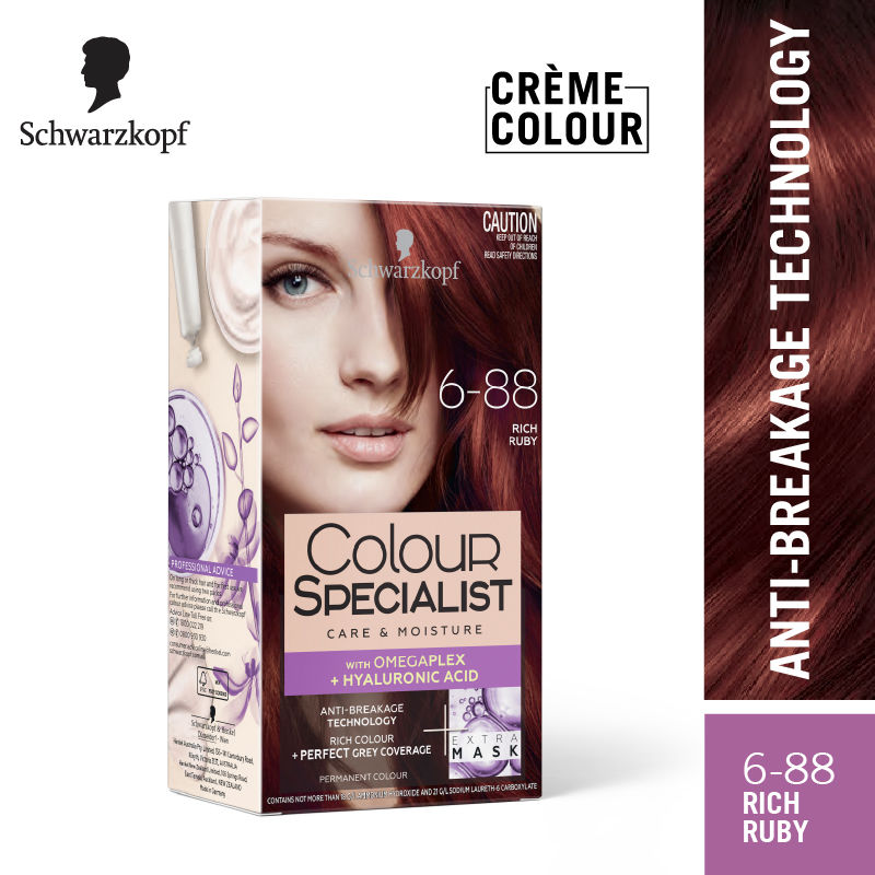 Schwarzkopf Colour Specialist Permanent Hair Colour - 6.88 Rich Ruby