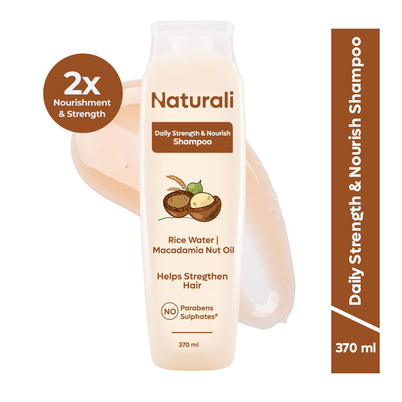 Naturali Rice Water Shampoo For Frizzy and Dry Hair Sulphate Free Shampoo For Women