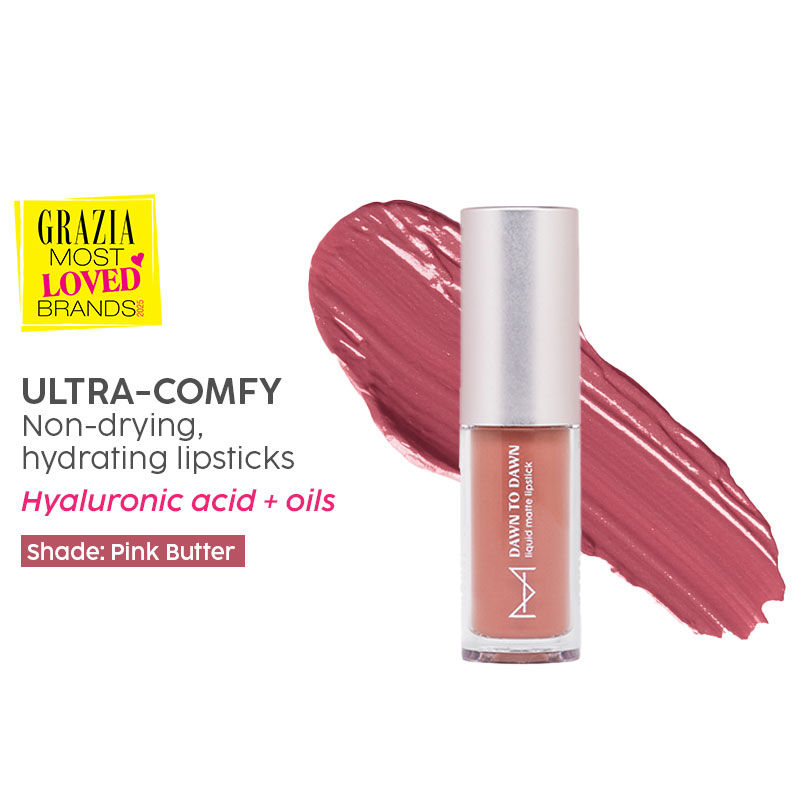 House of Makeup Dawn to Dawn MINI Liquid Matte Lipstick - Pink Butter