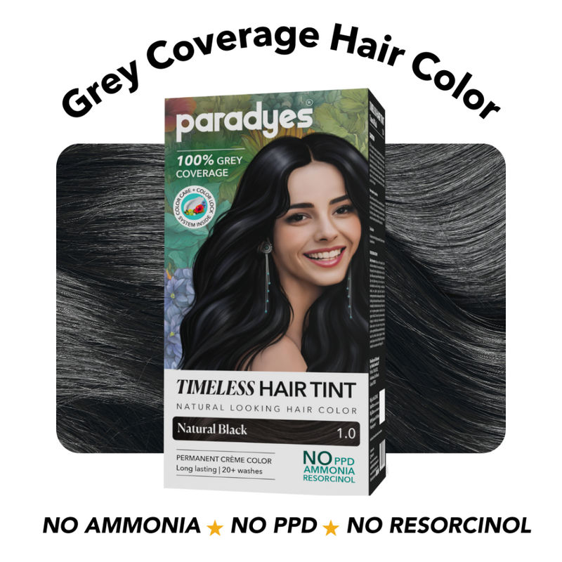 Paradyes Timeless Permanent Creme Hair Colour - 1.0 Natural Black