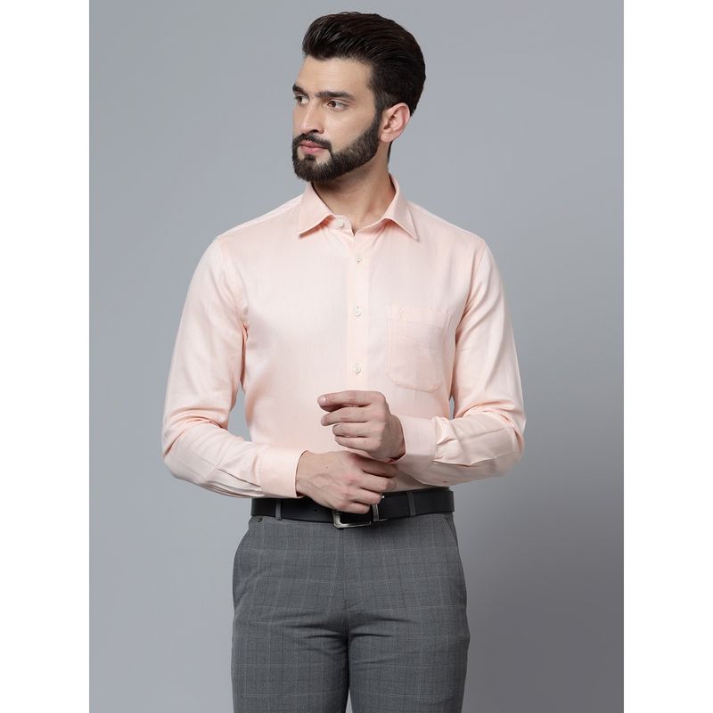Cantabil Men Orange Shirt (38)