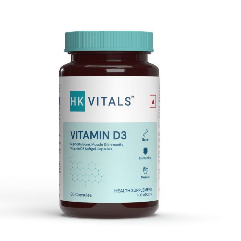 HealthKart Hk Vitals Vitamin D3 (2000 IU) Capsules