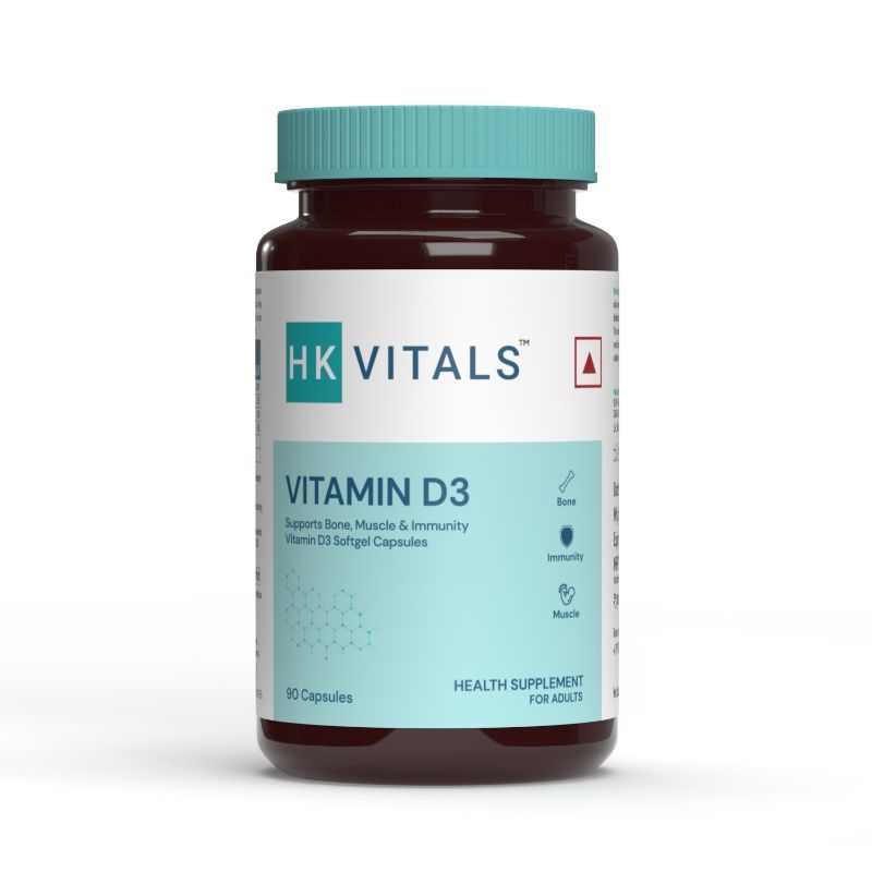 HealthKart Hk Vitals Vitamin D3 (2000 IU) Capsules