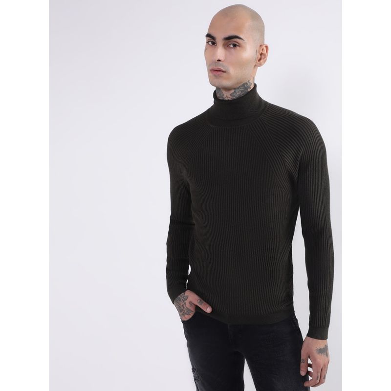 Antony Morato Sweater Slim Fit In Stretch Viscose Blend Yarn with Rib Knit stitch (L)