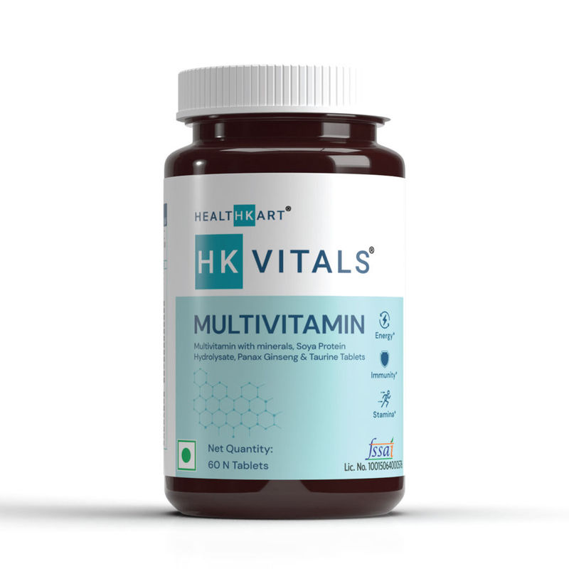 HealthKart Multivitamin Tablets With Ginseng Extract, Taurine And