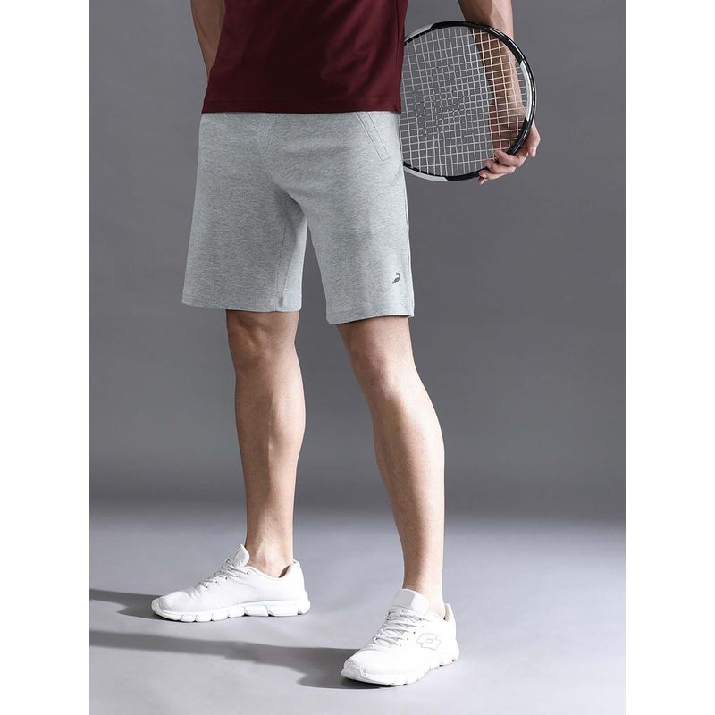 Crocodile Grey Solid/Plain Regular Fit Shorts (L)