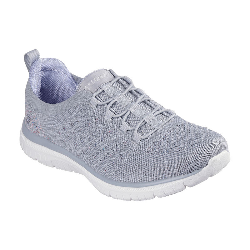 SKECHERS VIRTUE - SHOW RUNNER Grey Sneakers (UK 3)