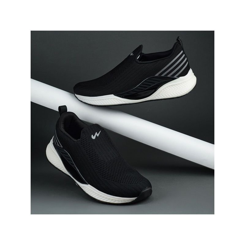 Campus DODGE Men Black Walking Shoes (UK 9)