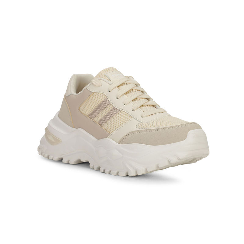 North Star Women's Beige Sneakers (UK 4)