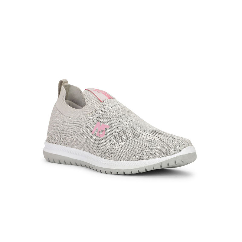 North Star Grey Slip On Sneakers for Women (UK 5)