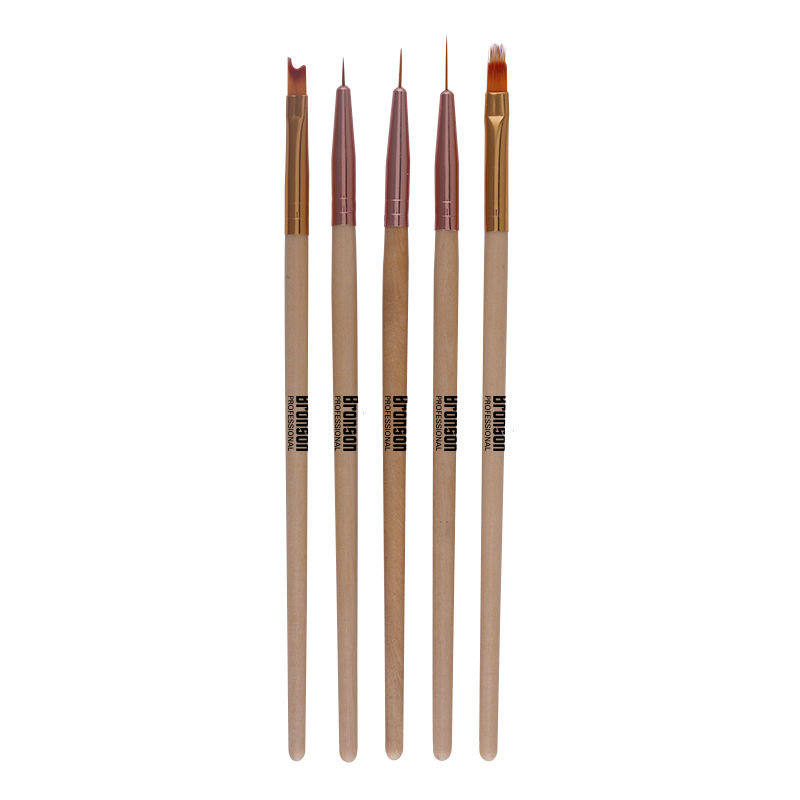 Buy Bronson Professional Nail Art Ombre Brush And Gel Liner Brush Set