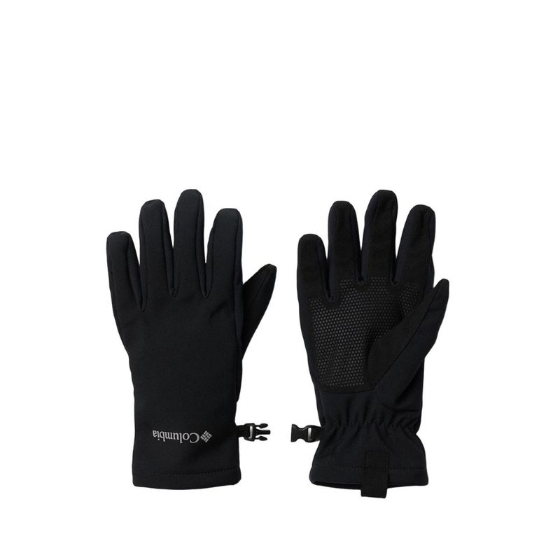 Columbia Women Black Omni Shield W Kruser Ridge Iii Softshell Gloves (L)