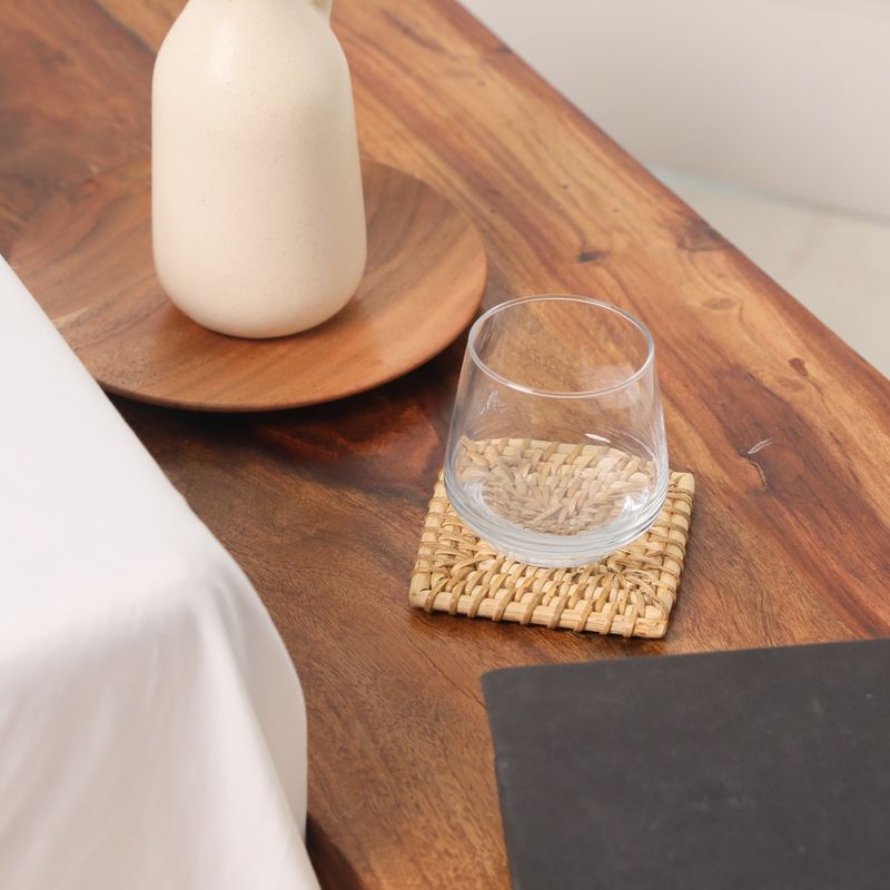 Tann Trim TableTop Coaster Set Buy Tann Trim TableTop Coaster Set