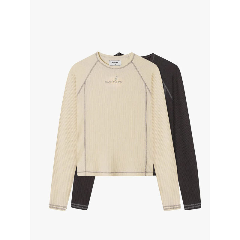 EVERDION Men Multi-Color Cotton Solid Regular Fit 2 T-Shirt (Pack of 2) (S)