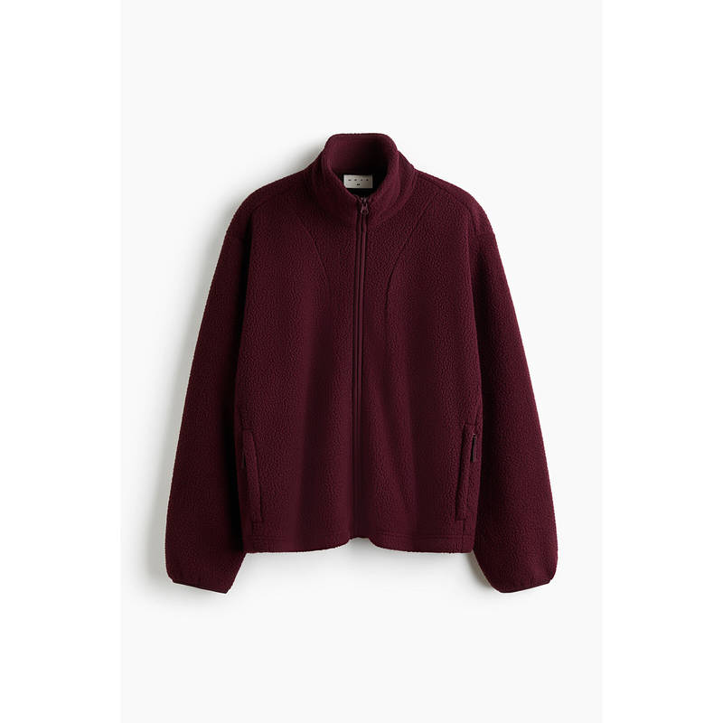 H&M Women Red Teddy sports jacket (XL)