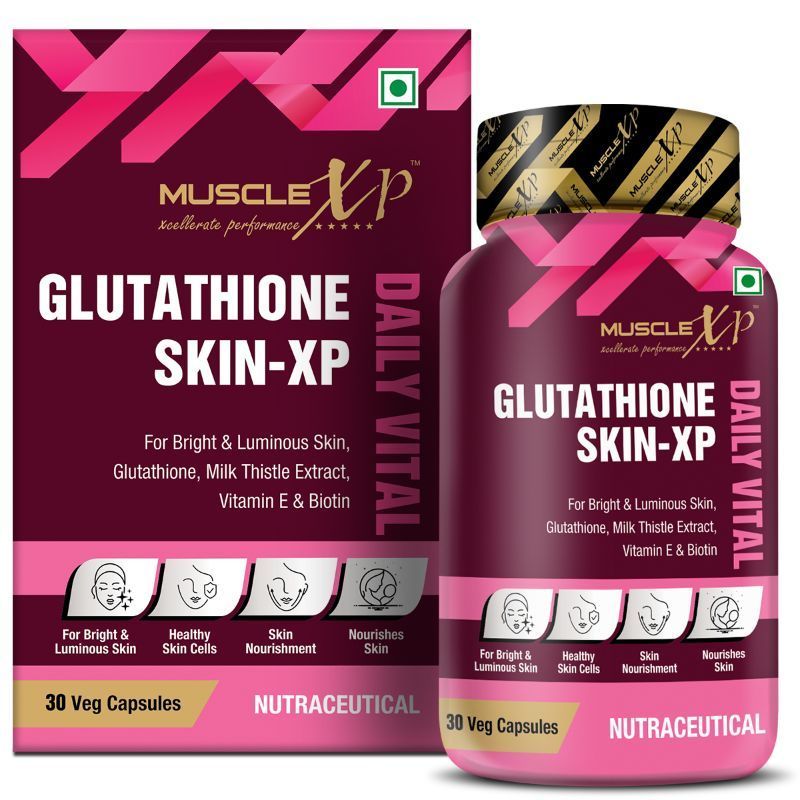 Buy MuscleXP Glutathione Skin-xp Daily Vital Capsules - For Bright &  Luminous Skin Online