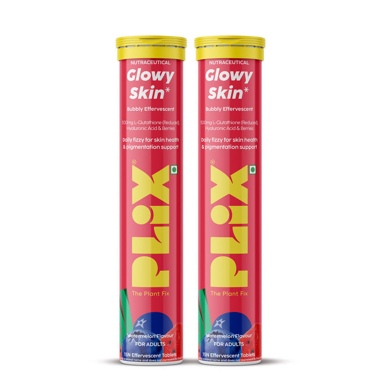 Plix Glutathione Skin Tablets With L-Glutathione & Vitamin C - Watermelon