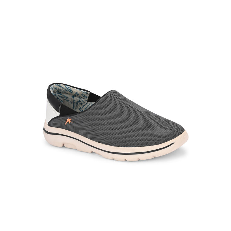 Hitz Men's Grey Slip On Running Shoes (UK 6)